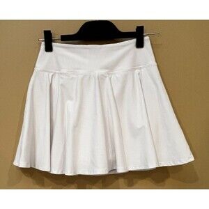 Beyond Yoga Skort Womens sz S Small White High Waisted Lined Tennis Skater Mini